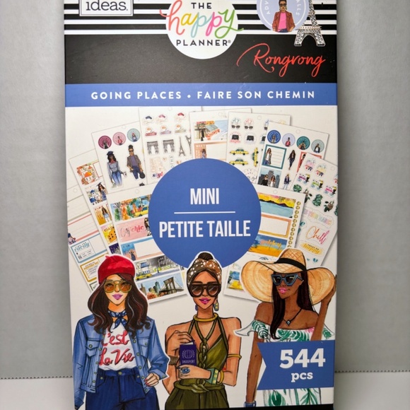 NEW The Happy Planner Sticker Sheet Book Mini Calendar GOING PLACES Rongrong 544 - Picture 3 of 16
